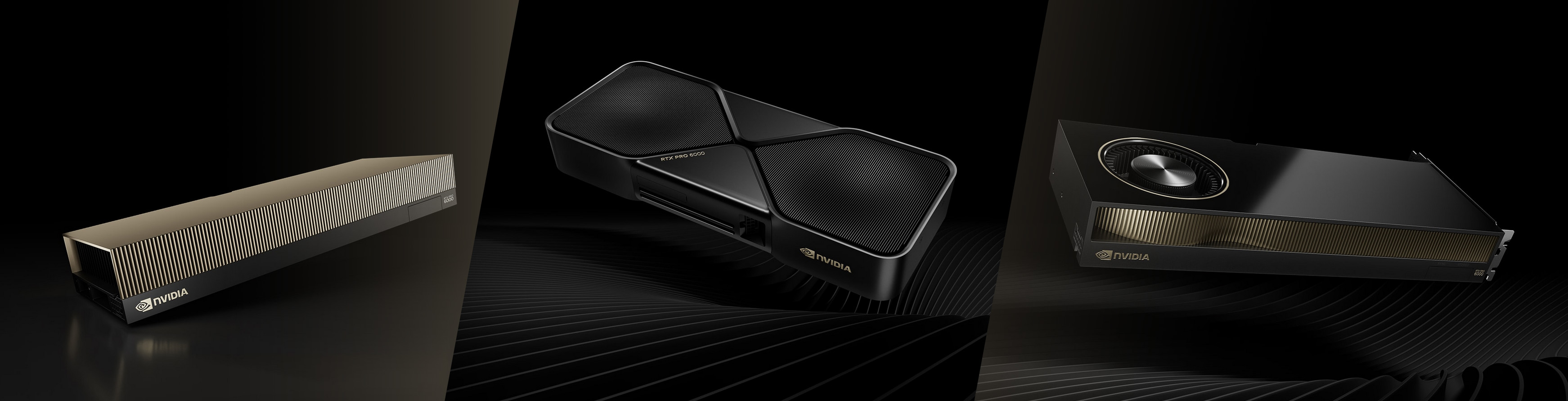 Three Variants of NVIDIA RTX 6000 PRO Blackwell Video Cards